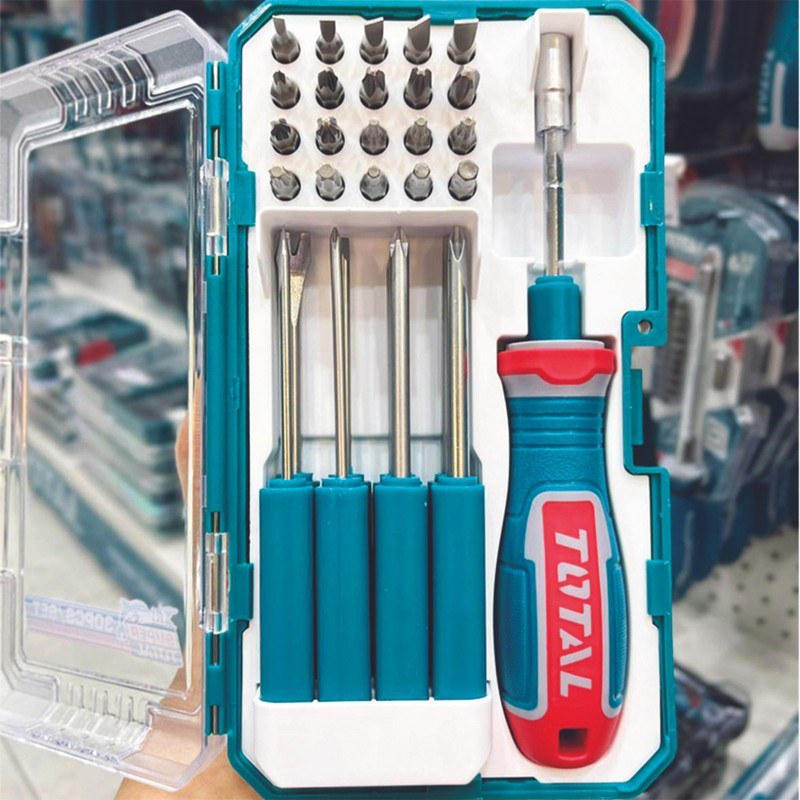 ست پیچ گوشتی و چنگک توتال مدل TACSD30306