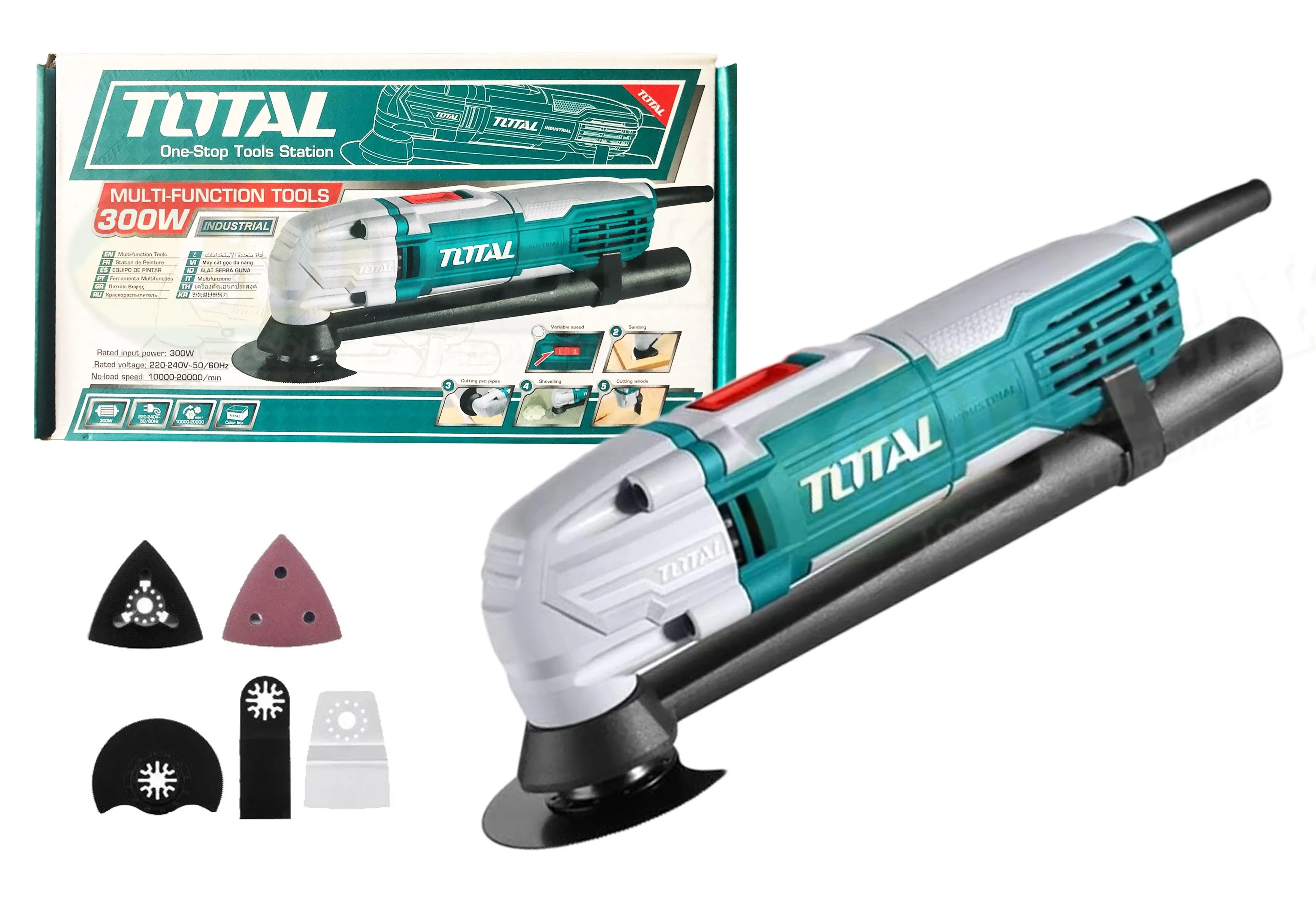 فرز همه کاره 300 وات صنعتی توتال مدل TS3006